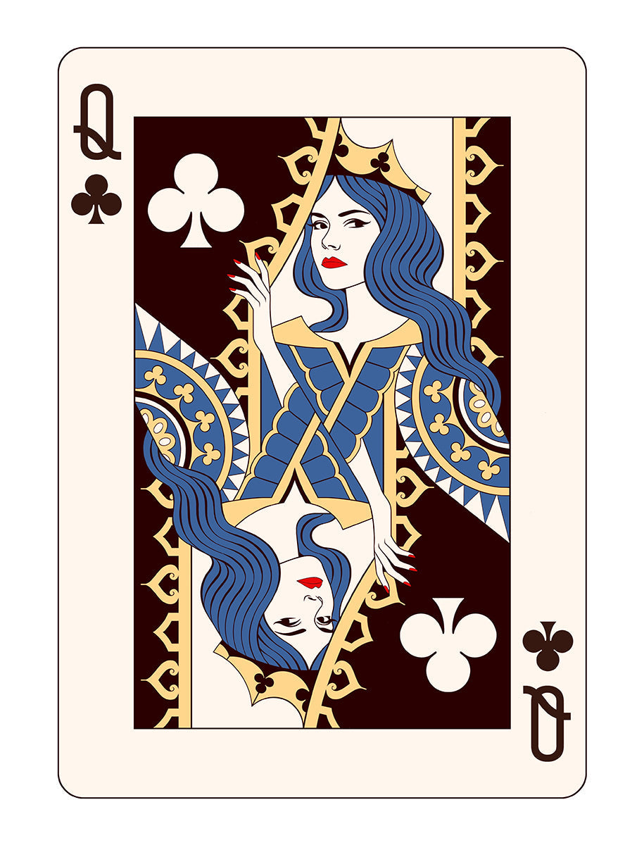 Queen of Clubs by Mahdieh Farhadkiaei