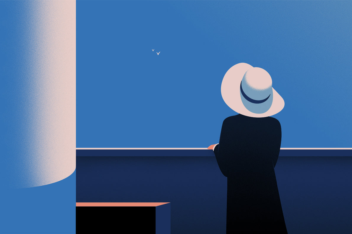 Lady With a Hat (landscape)