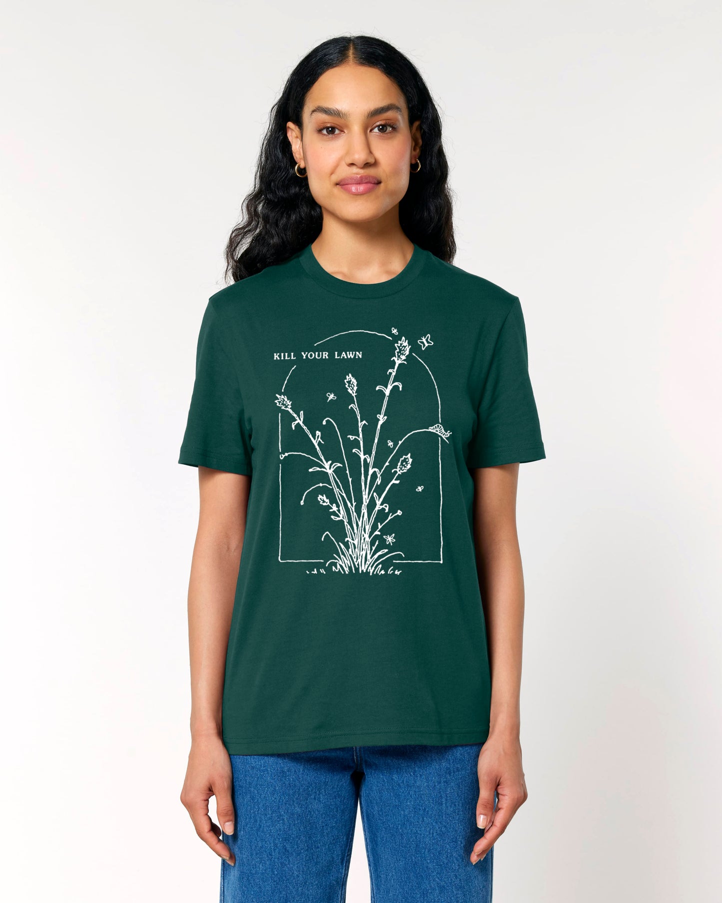 Kill Your Lawn Unisex T-Shirt (Green)