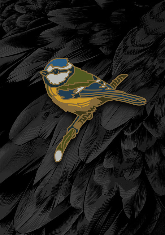 Blue Tit (enamel pin)