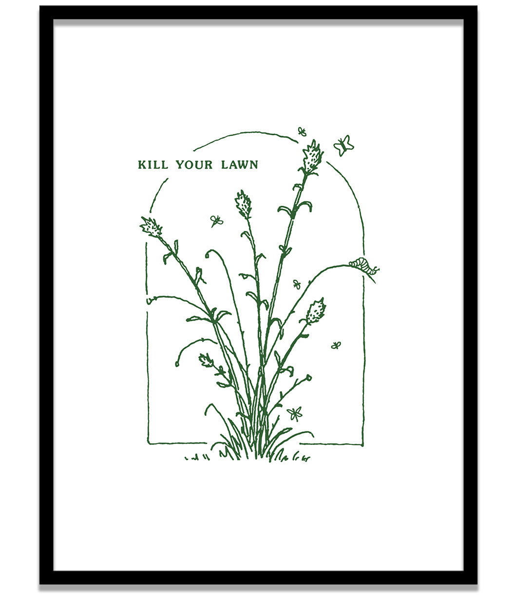 Kill Your Lawn Letterpress