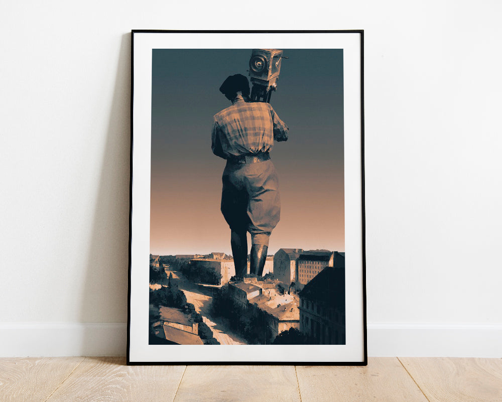 Man With a Movie Camera (Art Print)