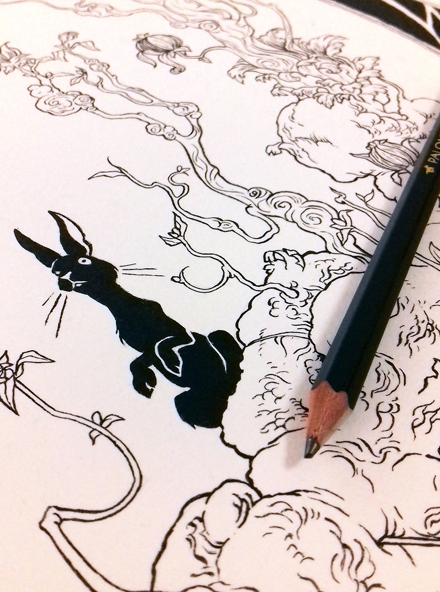 Watership Down (Ink Drawing)